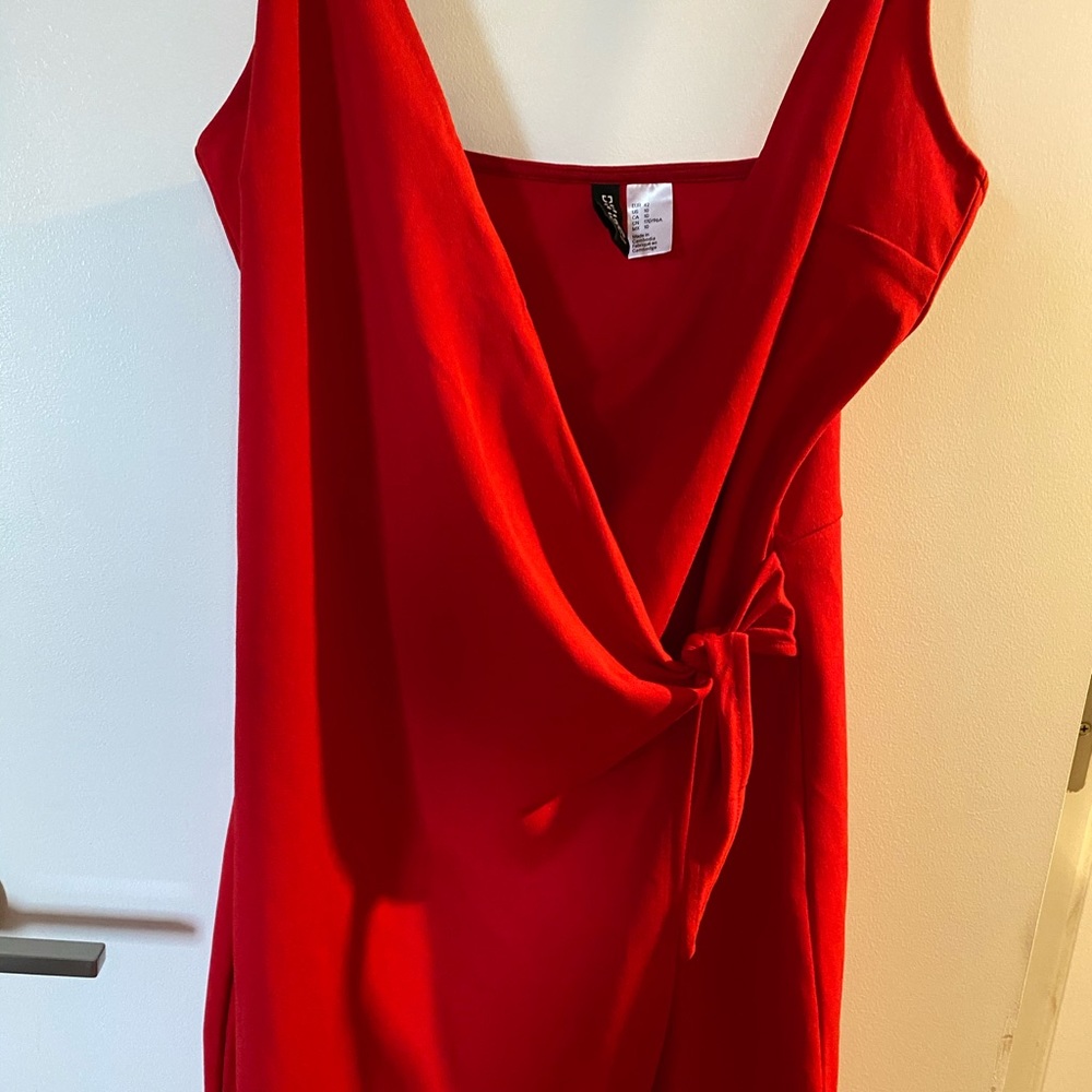 Sexy red dress